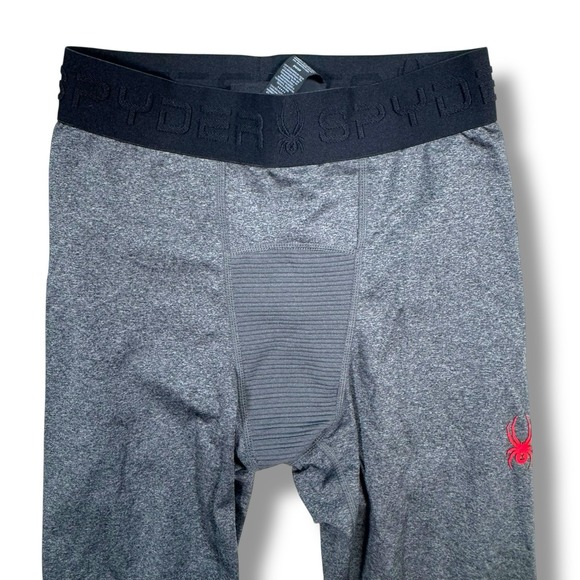 Spyder Active Other - Spyder Men's ‎ Active Charcoal Gray Baselayer Tights Size Small